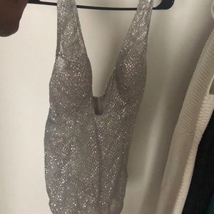 Worn once custom made dress